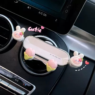 2025 new model for female drivers, Car phone holder - tulip-bunny-hook-base-model