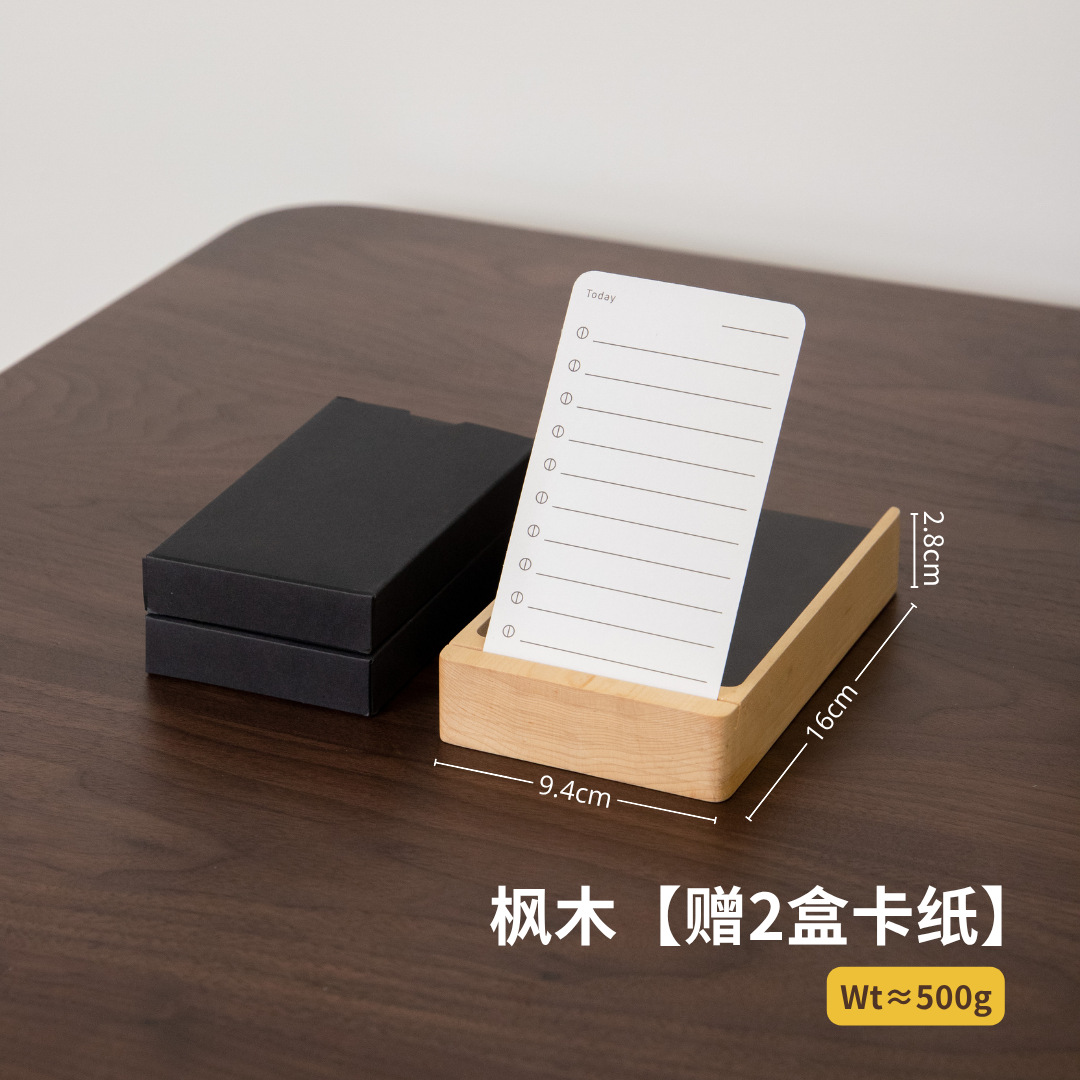 アマゾンノートホルダー 縦型カードメモ オフィスプランナー デスクトップメモボックス 名刺入れ