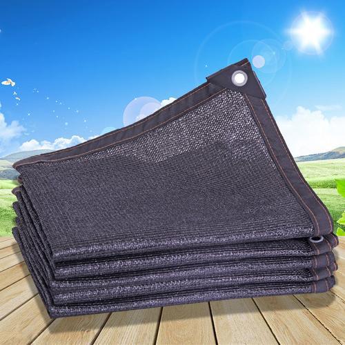 黑色网加密加厚防晒遮阴网包边打孔遮光网户外庭院遮防紫外线