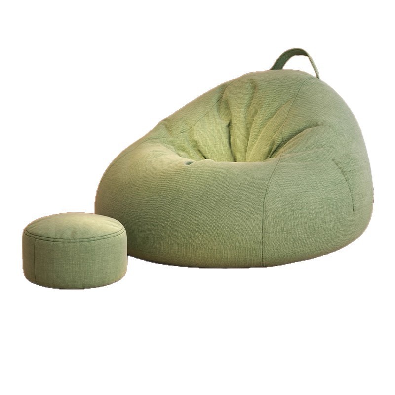 Sofá perezoso reclinado para dormir bolsas de frijoles balcón silla de relajación para perros humanos sillón de arroz dormitorio sofá individual