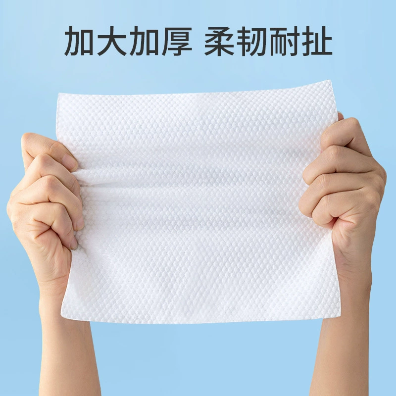 Disposable Cotton Face Towels, Soft Non-Woven Wet Wipes, Multiple Sizes and Counts