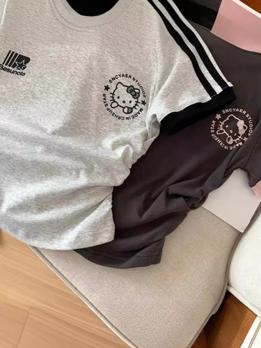 Pure Desire Style Short Student Top, Hot Babe Fitted Summer Short Sleeve T-Shirt for Women, American Design Sense, Ins Inspired