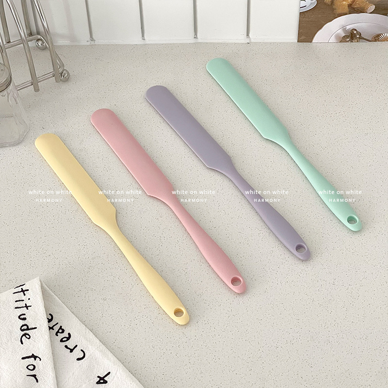 硅胶抹刀面包抹酱刀烘焙工具蛋糕奶油刮刀搅拌棒牛油刀黄油刀抹刀