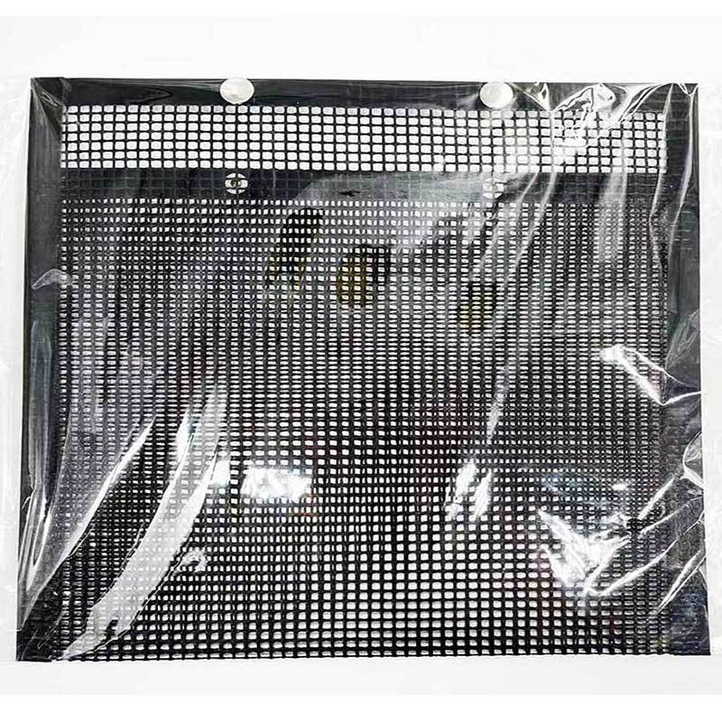Venta al por mayor bolsa de malla de barbacoa de teflón bolsa de barbacoa antiadherente bolsa de barbacoa resistente a altas temperaturas bolsa de barbacoa al aire libre