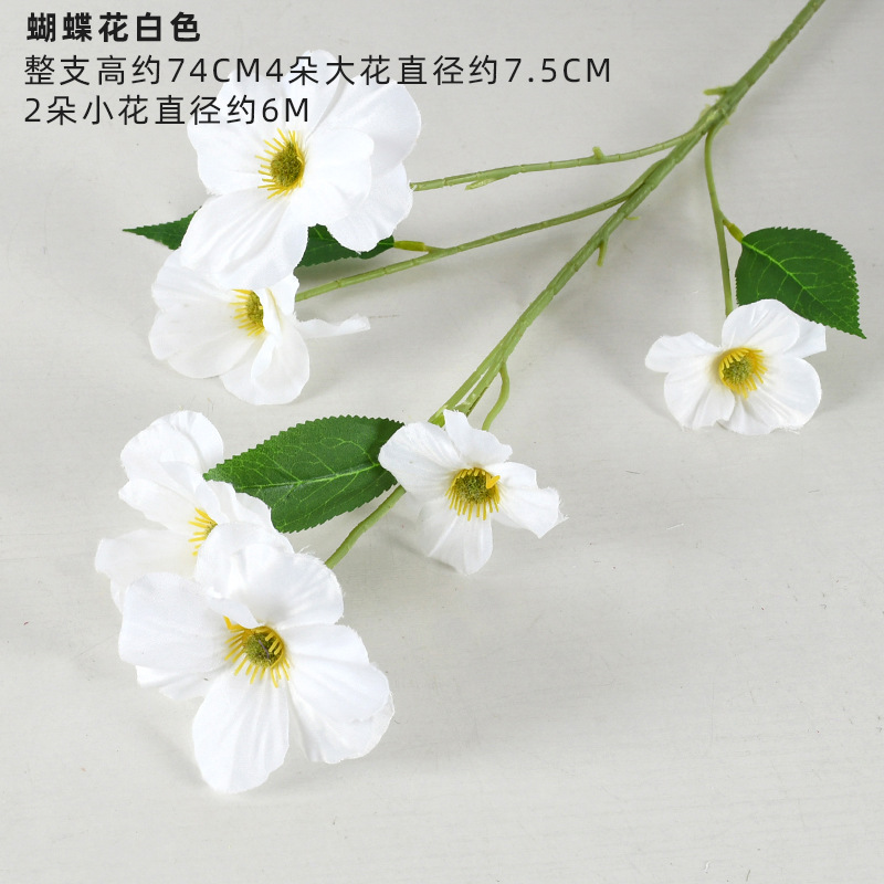 Casa blanca de boda Simulación de flores Sala de bodas Techo Fake Flower escenario Flores Guía Flores Decoración de Hotel