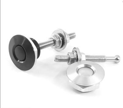 Botón de coche desmontaje rápido cerradura de la cubierta cerradura de la cubierta de carreras tornillo de acero inoxidable 30mm mini cerradura de la cubierta