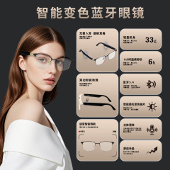 【在庫あり卸売】GS06 Bluetoothメガネサングラス調光レンズ遮光高弾性軽量純粋な音質越境