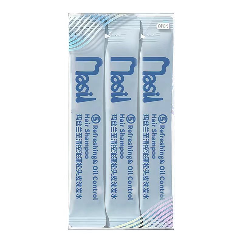 Shampoo, oil sheen control, adds volume, 9 pieces