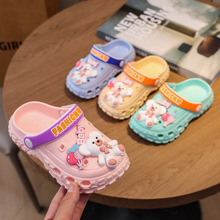 2025新款洞洞鞋可爱儿童男两穿凉拖鞋夏季软底防滑女童宝宝公主鞋