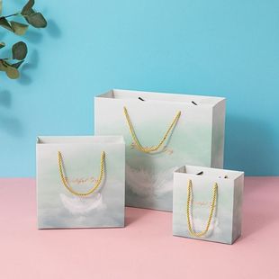 Weng Kai Gift Bag Birthday Gift Tote Bag Simple Women's Day Packaging Paper Bag Hand Gift Empty Box Feeling
