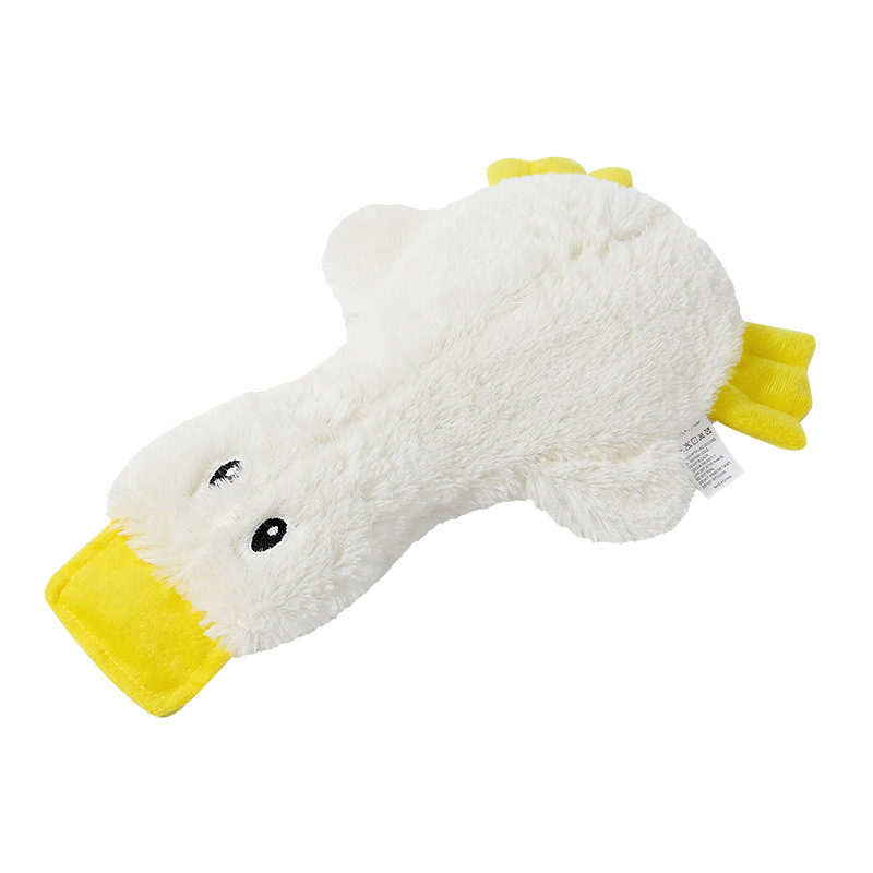 37cm 플러시 사운드 덕밀크 화이트