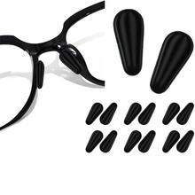 水滴型实心鼻垫 硅胶眼镜防滑鼻垫 太阳眼镜板材眼镜增高防滑托叶