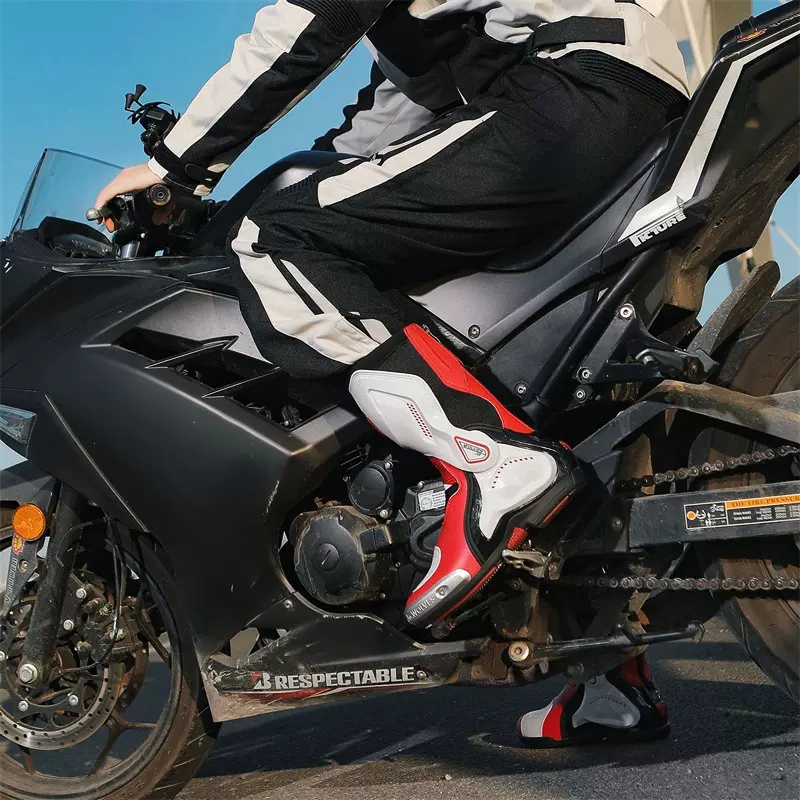 专业骑行鞋男摩托车越野拉力赛车鞋四季摩旅防水机车靴装备女防摔