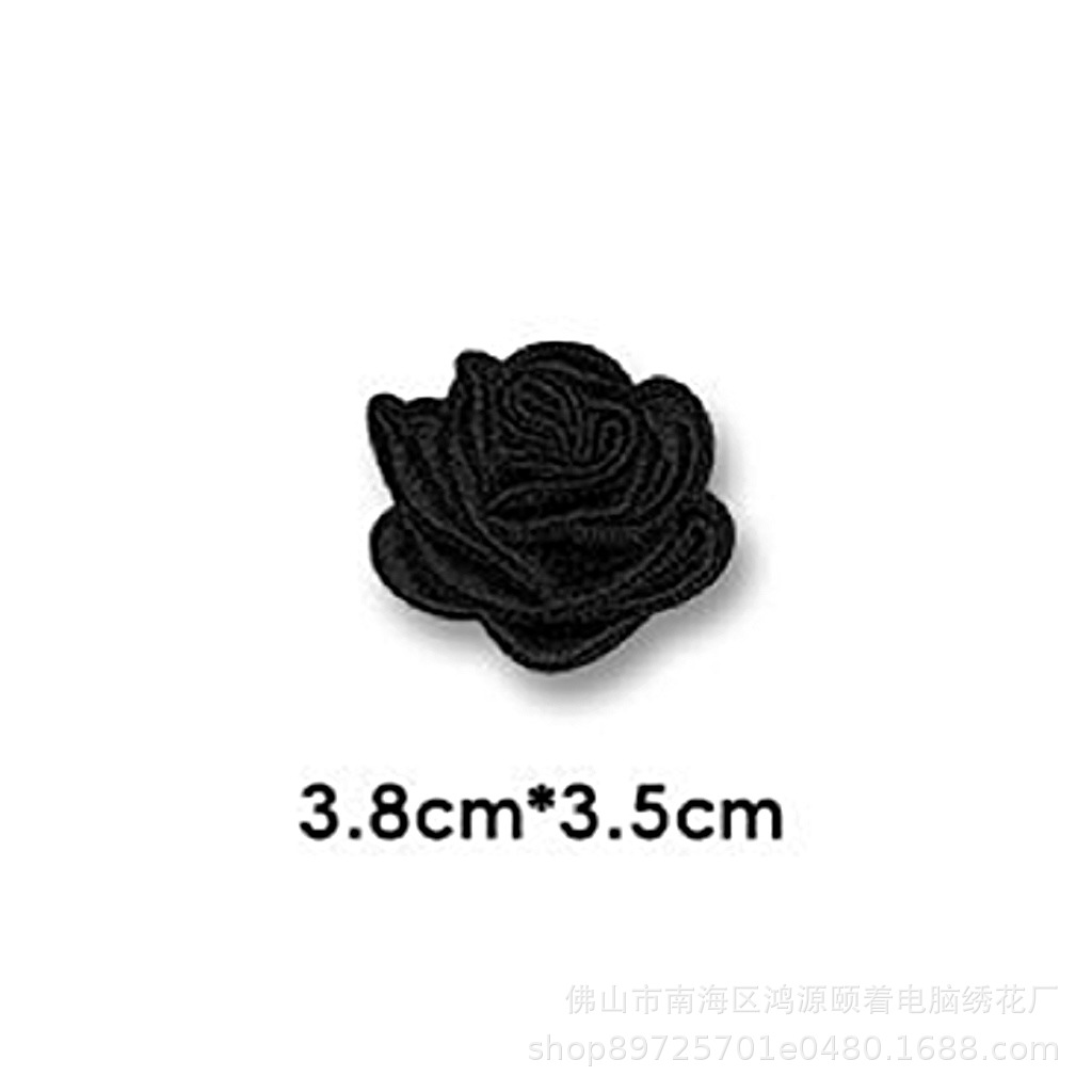 Autoadhesivo ropa negra pantalones parche de tela parche de ropa parche de reparación sin marca manchas enmascaramiento universal