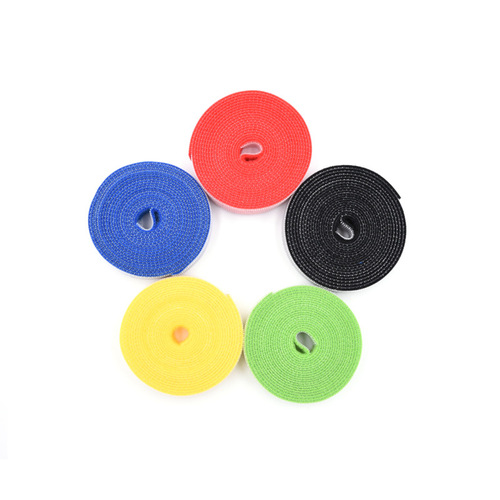 Velcro straps, nylon self-adhesive hook and loop data wrap cable ties, back-to-back plant straps