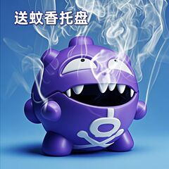 パーソナライズされた灰皿漫画クリエイティブダブルガス爆弾蚊よけボックスポケモン蚊よけホルダー楽しい蚊よけギフト装飾品