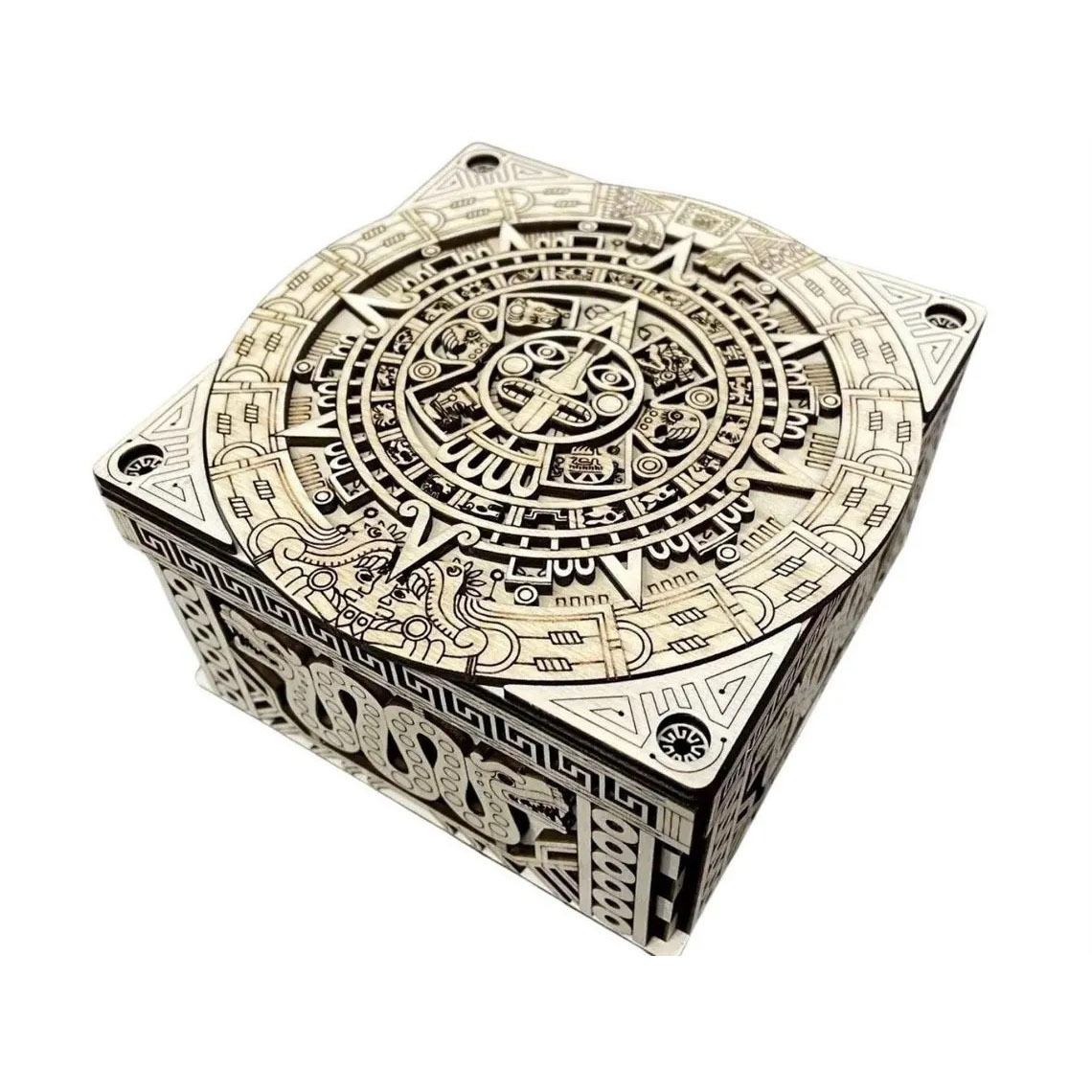 Cross Border Wooden Magic Secret Puzzle Box Brain Teasers IQ Smart…