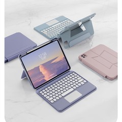 Suitable for iPad Apple Protective Case 10th Generation Tablet Bluetooth Keyboard Leather Case Magnetic Split Rotating iPad Protective Case