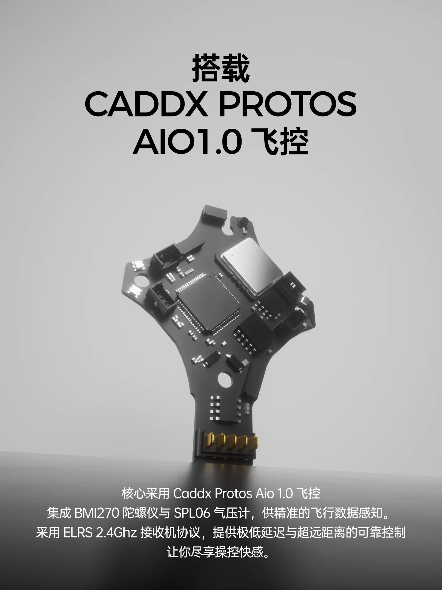 CADDXFPV 1.6inch Complete Kit Protos Digital High-Definition Indoor and Outdoor FPV1s Racing Drone