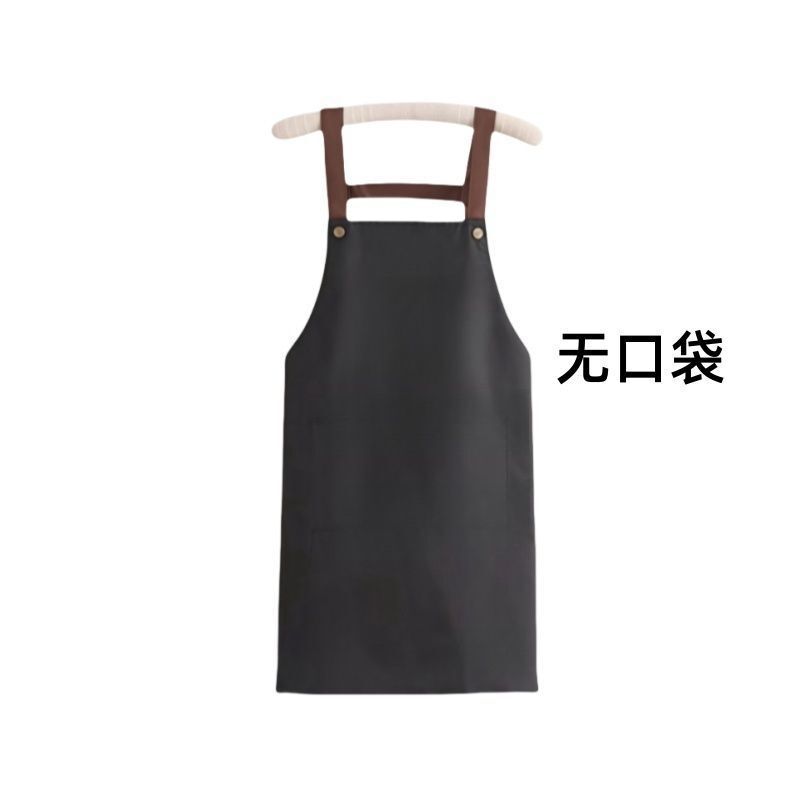 ビニグマのエプロン防水家庭用キッチン調理油防止ファッションウエスト作業服専用印字食|undefined