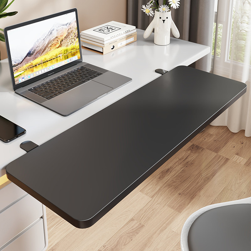 Foldable desktop extension board, arm support, keyboard tray, computer extension, lengthened and widened desk extension panel