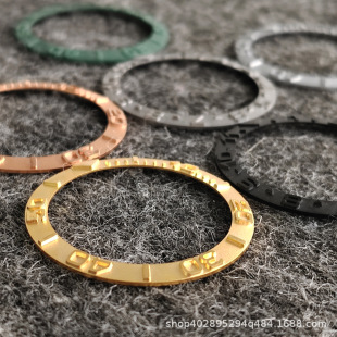 Watch bezel convex ceramic ring mouth outer diameter 38mm inner diameter 30.5mm suitable for 40mm water ghost case