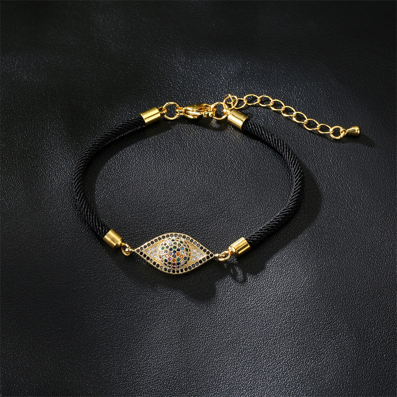 Fashion Eye Copper Bracelets Plating Zircon Copper Bracelets