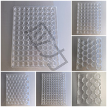 多款厂家现货透明圆形格圆孔吸塑电子五金电子汽车零件吸塑盒