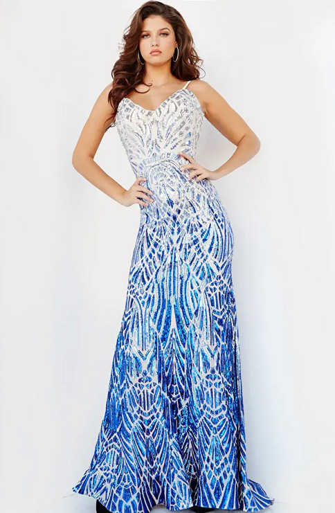 Nuevo cross-border de Europa y América de la fiesta de la mujer de la parte posterior esquinilla de color gradiente vestido sexy vestido largo