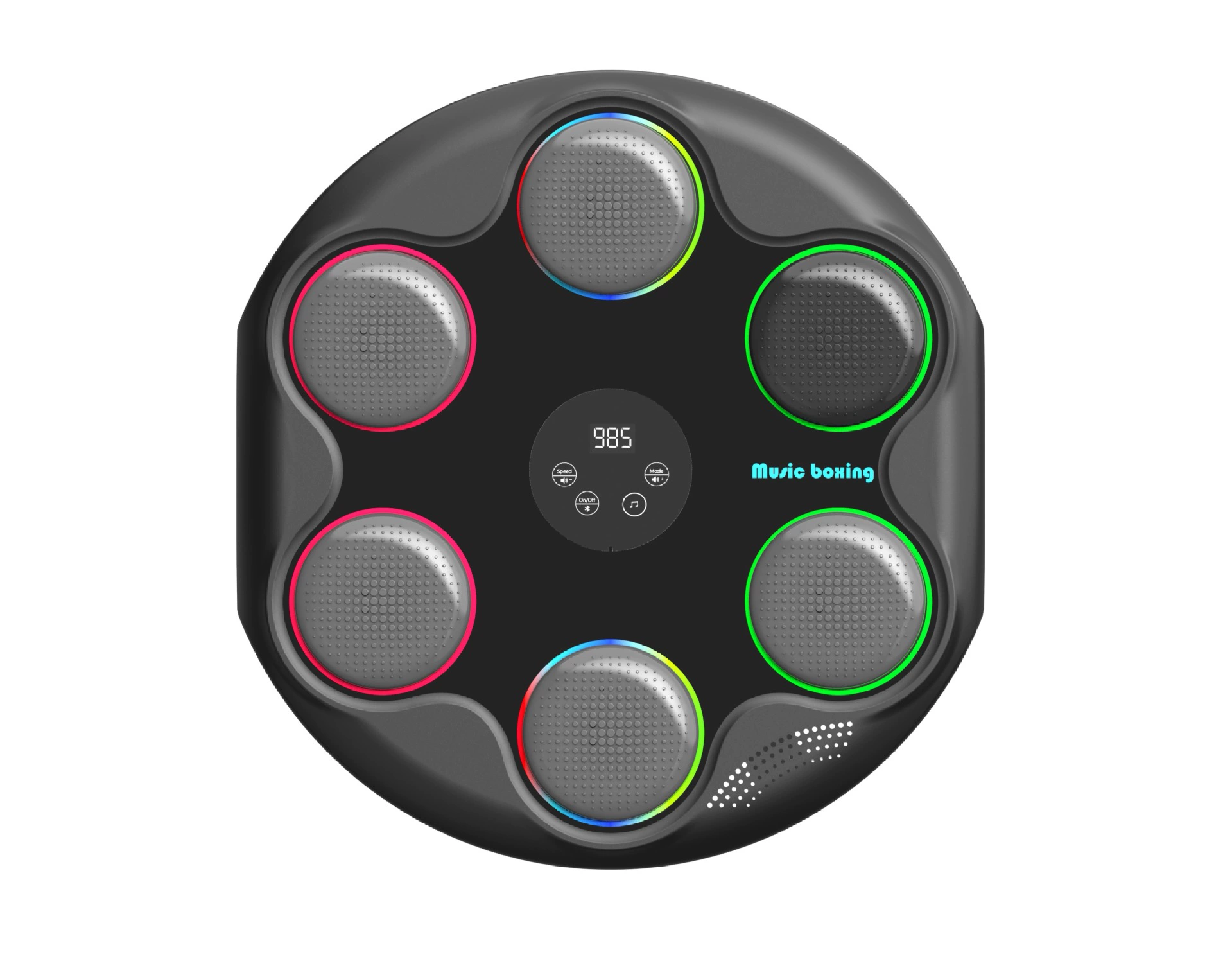Настенное боксерское мишень-пэд Bluetooth с музыкой, фитнес-тренер, 42×45×6,2 см, 2 кг