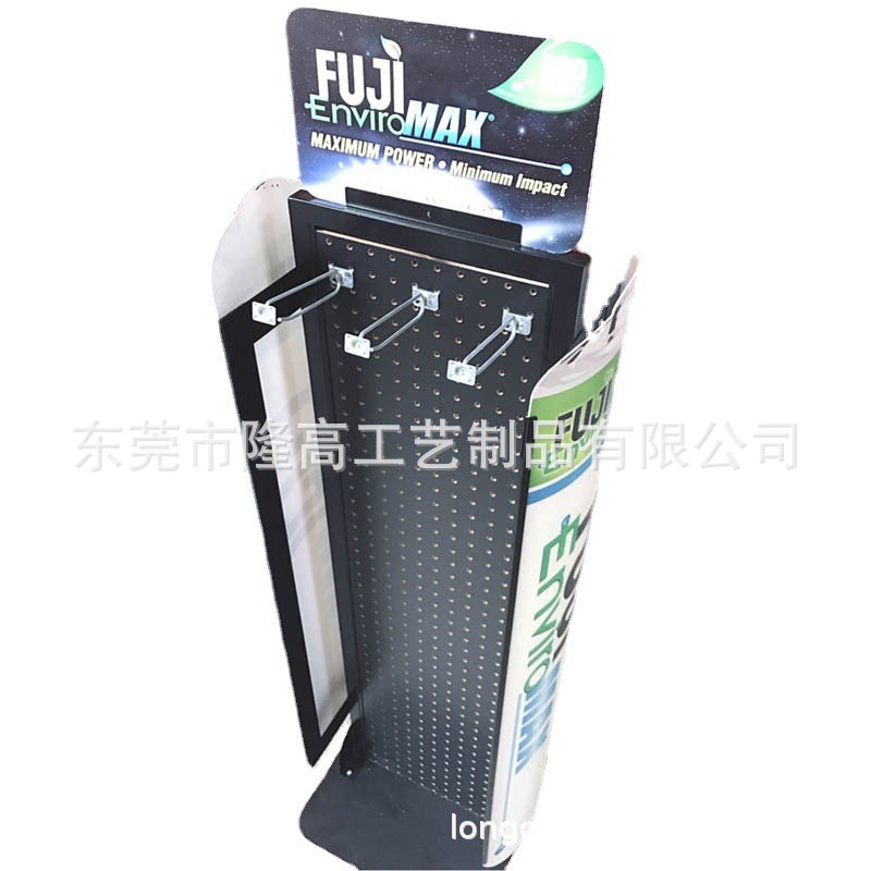 厂家直销五金铁架，商超展示架，孔板挂钩活动架