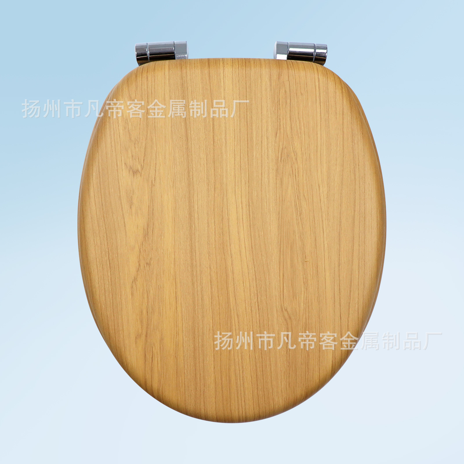 Fábrica directa placa de densidad de madera MDF cubierta de inodoro pvc pegado correa de roble caída lenta