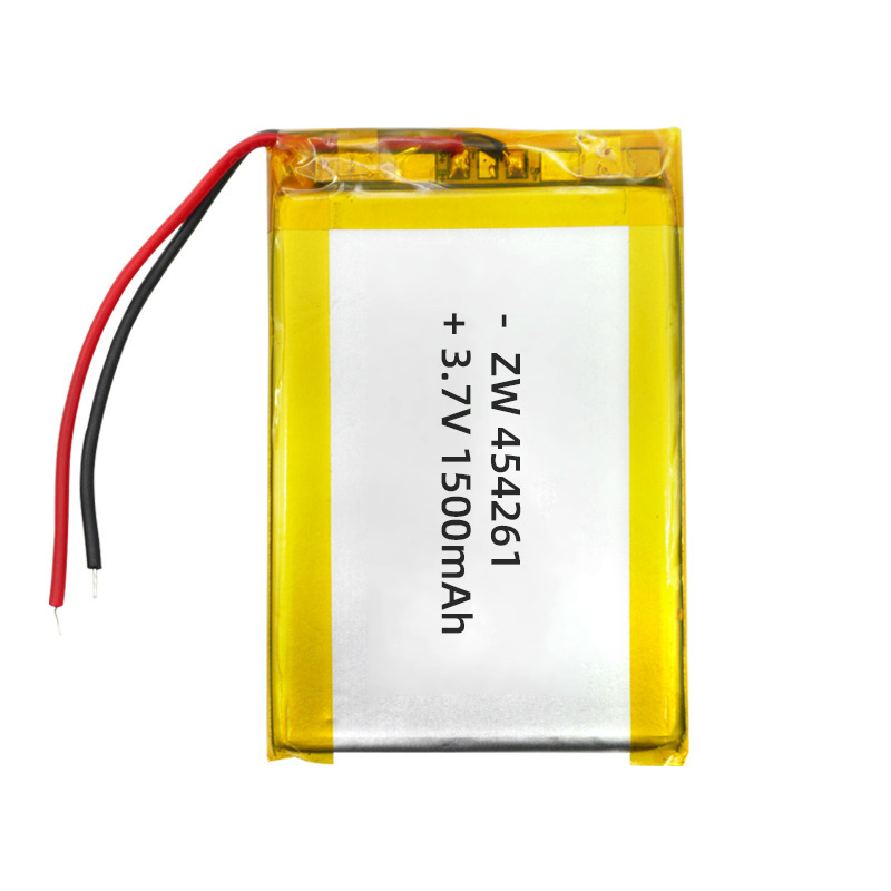 454261 リチウム電池 1500mah3.7V ポリマーリチウム電池サウンドカード加熱マッサージベルト足容量バッテリー|undefined