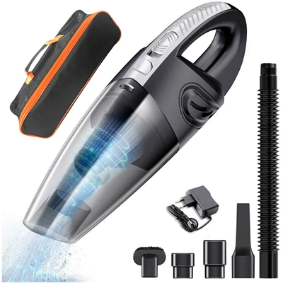 Pet Vacuum Cleaner, High-Power 120W, Tozsoranlar - black-silver-european-standard-plus-package