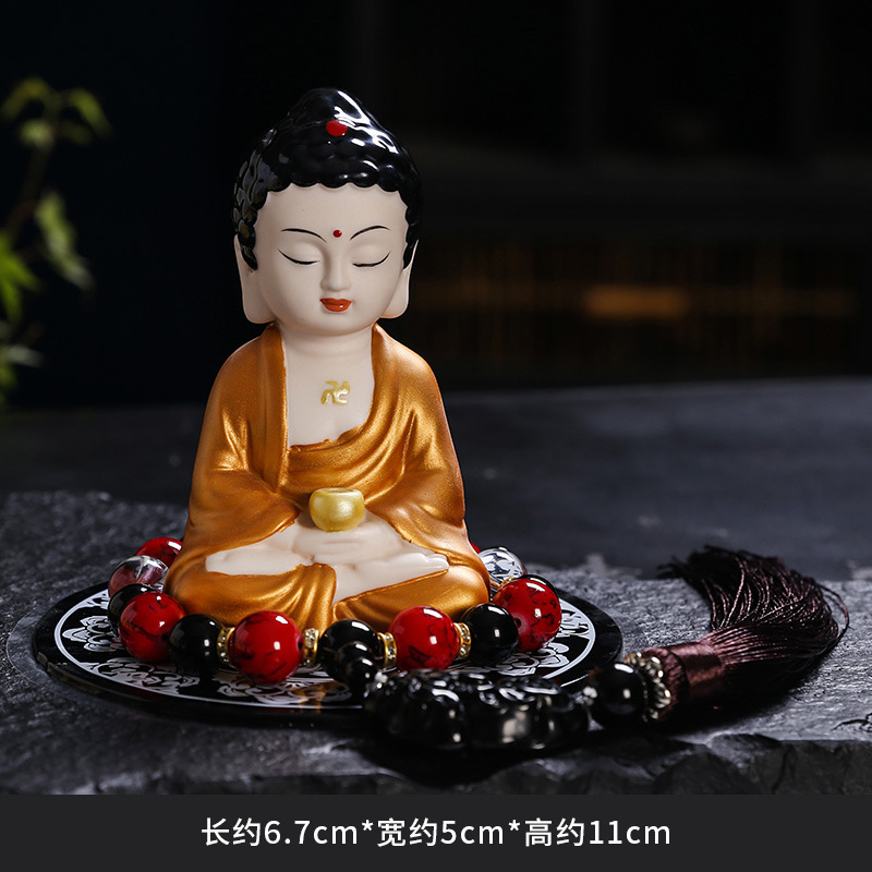 Maitreya Buddha Sitting in Meditation, Maitreya Buddha Ceramic Statue, Large Belly Buddha for Peace and Safety, Wholesale Manufacturer, Car Decoration