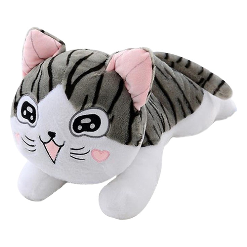 Venta al por mayor de queso gato postura para dormir Xiaoqi Muñeca Dulce Gato privado muñeca de peluche de juguete de cumpleaños femenino Festival de Medio Otoño regalo