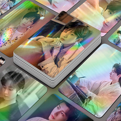 成毅小卡56張同款高清圖案LOMO卡明星高顏值寫真集周邊盒裝不重複