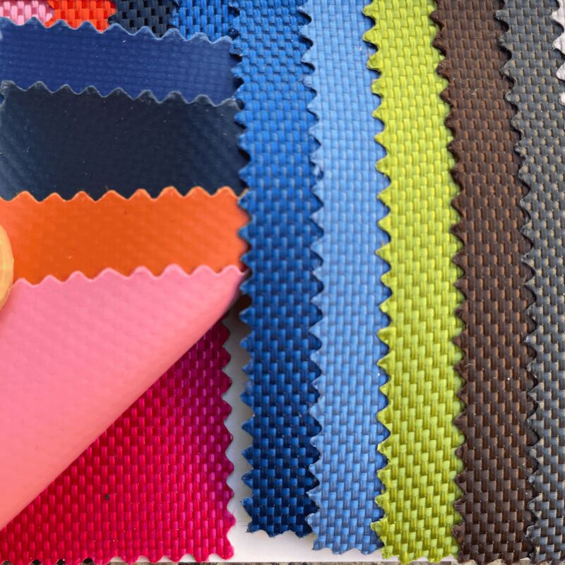 Production 1680D double PVC color/black spot polyester coated Oxford cloth luggage outdoor fabric