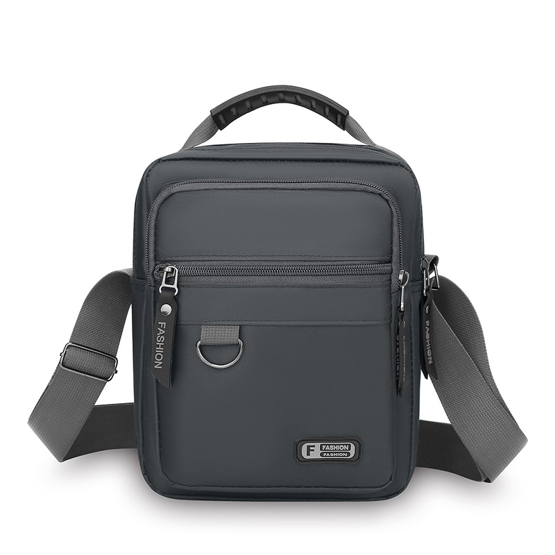 2025 nuevo bolso de moda para hombres simple ocio bolso de hombro de negocios de nylon de viaje versátil bolso de mano vertical
