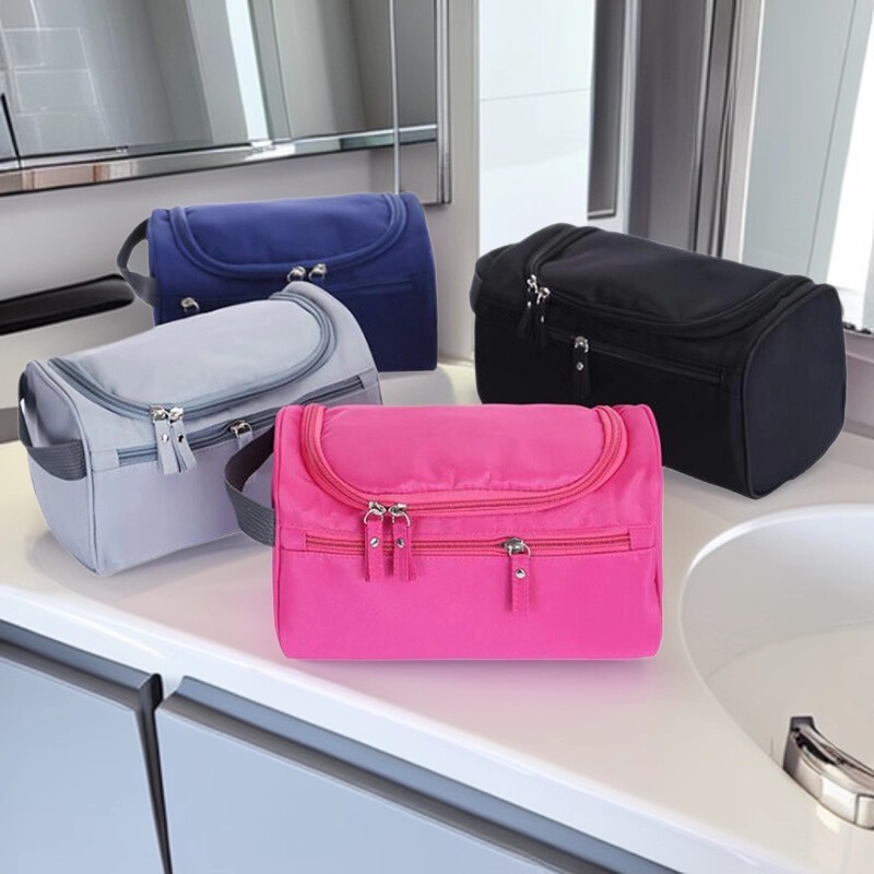 Korean-Style Toiletries and Skin Care Product Storage Bag, Portable Large-Capacity Hook-Type Cosmetic Bag Korean-Style Toiletries and Skin Care Product Storage Bag, Portable Large-Capacity Hook-Type Cosmetic Bag