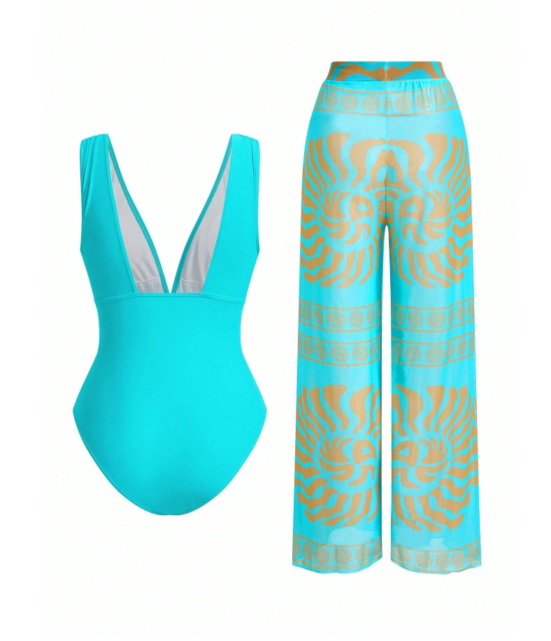 Dames badpak eendelig sexy bedrukt sneldrogende zwemkleding_voghion.com