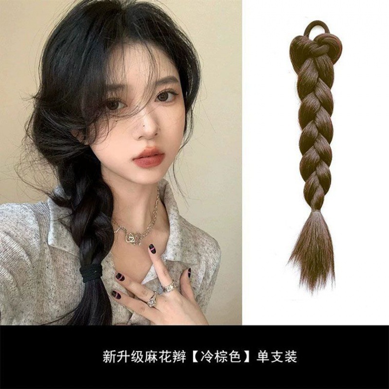 트위스트 브레이드 [라이트 브라운] 싱글팩