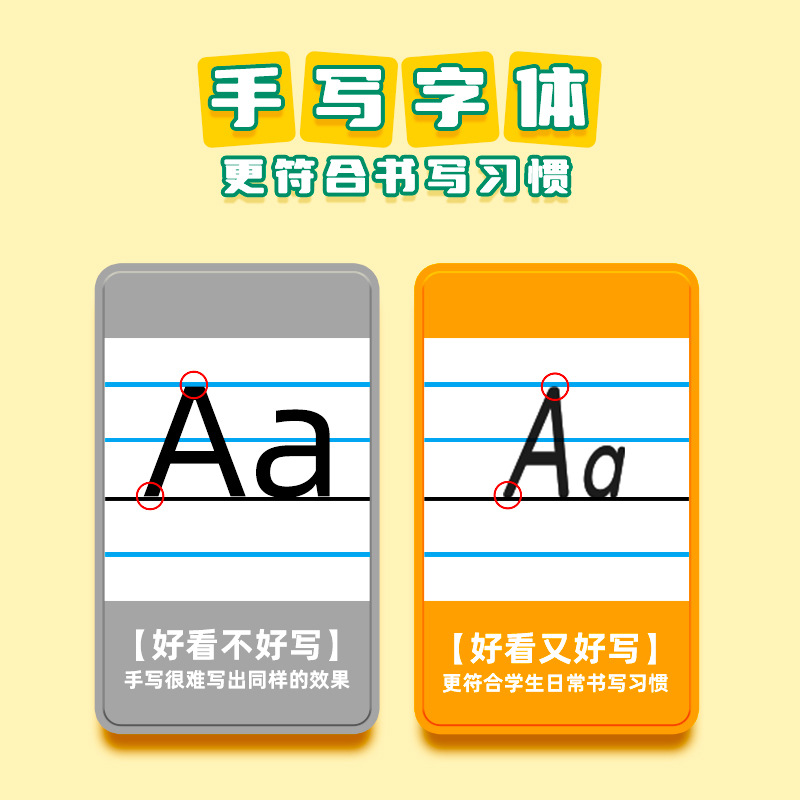 Copybook, English alphabet