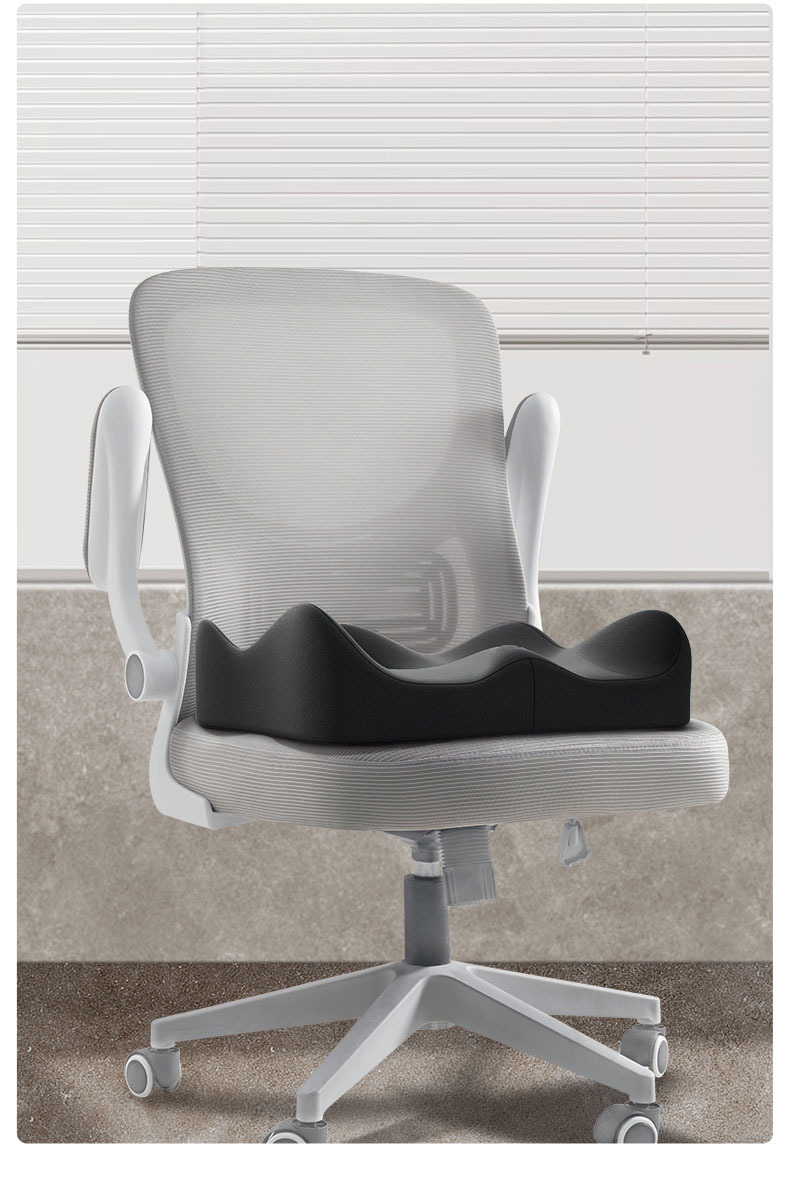 Cross-Border Wholesale Cushion, Memory Foam Cushion, Long-Term Sitting, Not Tired, Backrest Integrated Cushion, Breathable Butt Cushion, Lumbar Support Set
