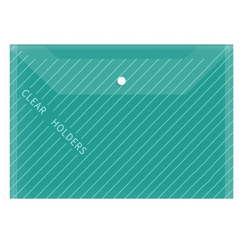 Colorful zipper transparent A4 thickened large capacity storage file for documents archives exam papers waterproof wholesale