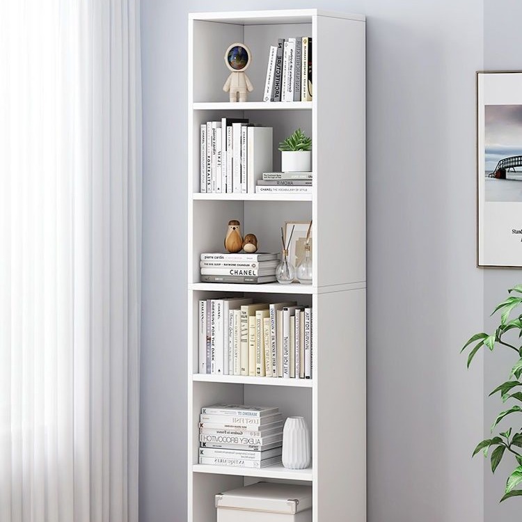 Dormitorio sala de estar gabinete de almacenamiento estantería simple pequeño estante de almacenamiento de piso estante de celosía gabinete estantería de almacenamiento