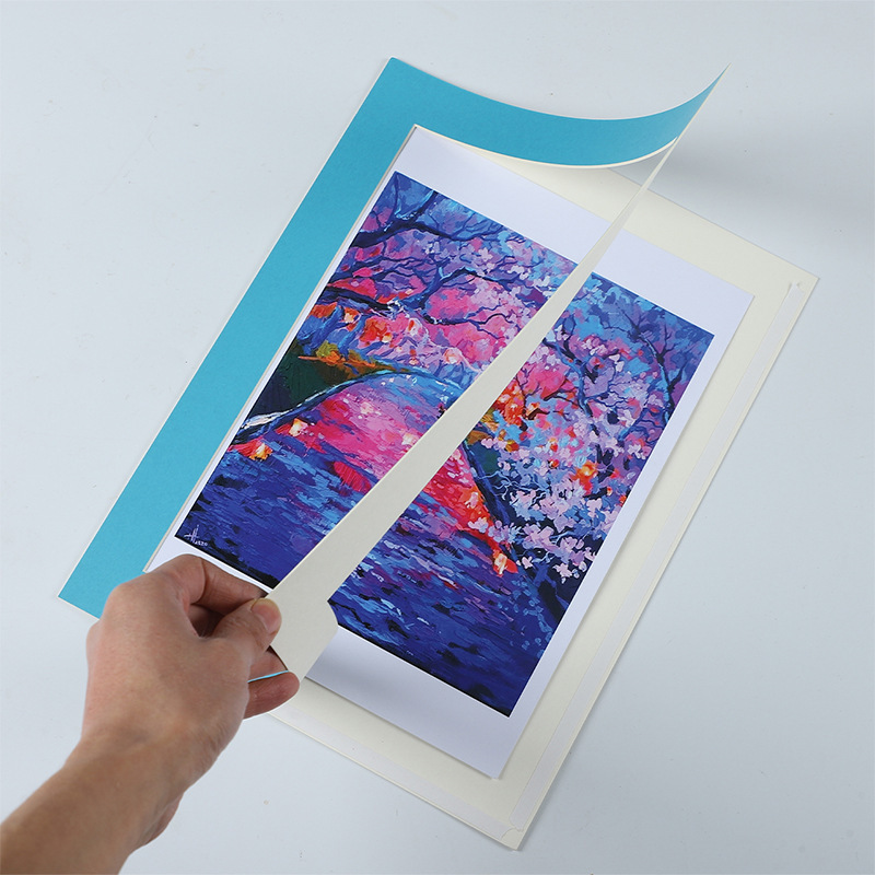 Creative Cardboard Frame 4K8 Open A3a4 Framed Kindergarten Children's Handmade Painting Photo Frame Hanging Wall Sticker Punch-Free