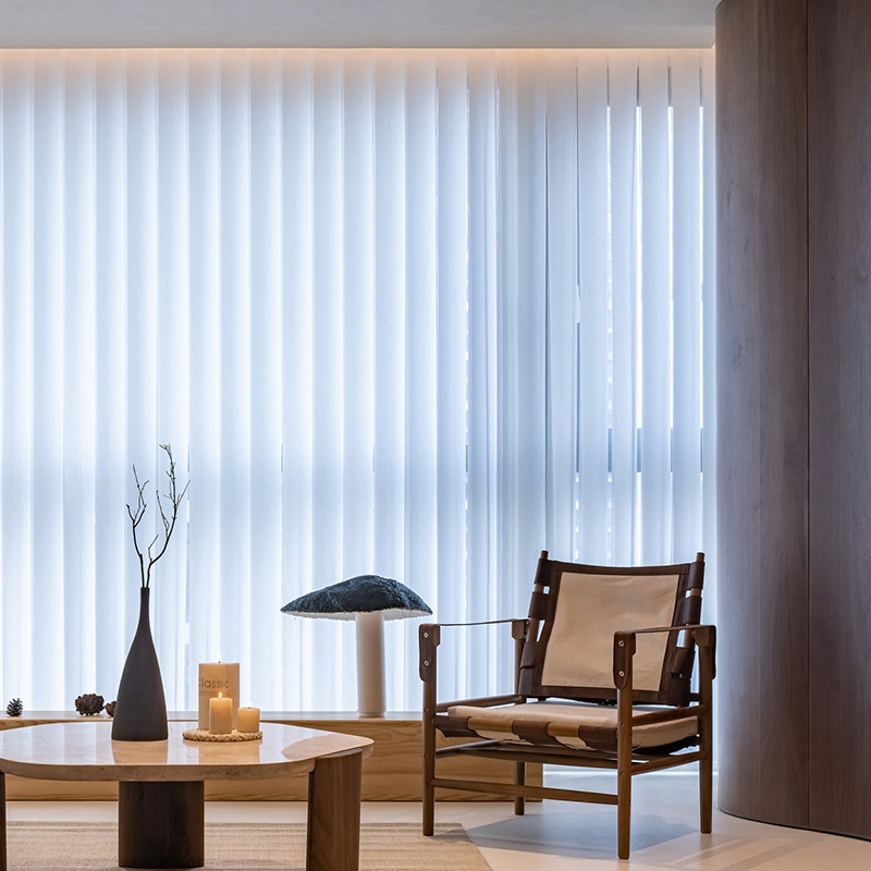 Dream Curtain Vertical Curtain Curtain Vertical Blinds Gauze Curtain Living Room Balcony Partition Electric Sunshade Curtain Shaoxing Wholesale