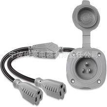 ��������5-15P���^���L�� ��ʽ��ˮ���m����15A 125V�Դ���L��