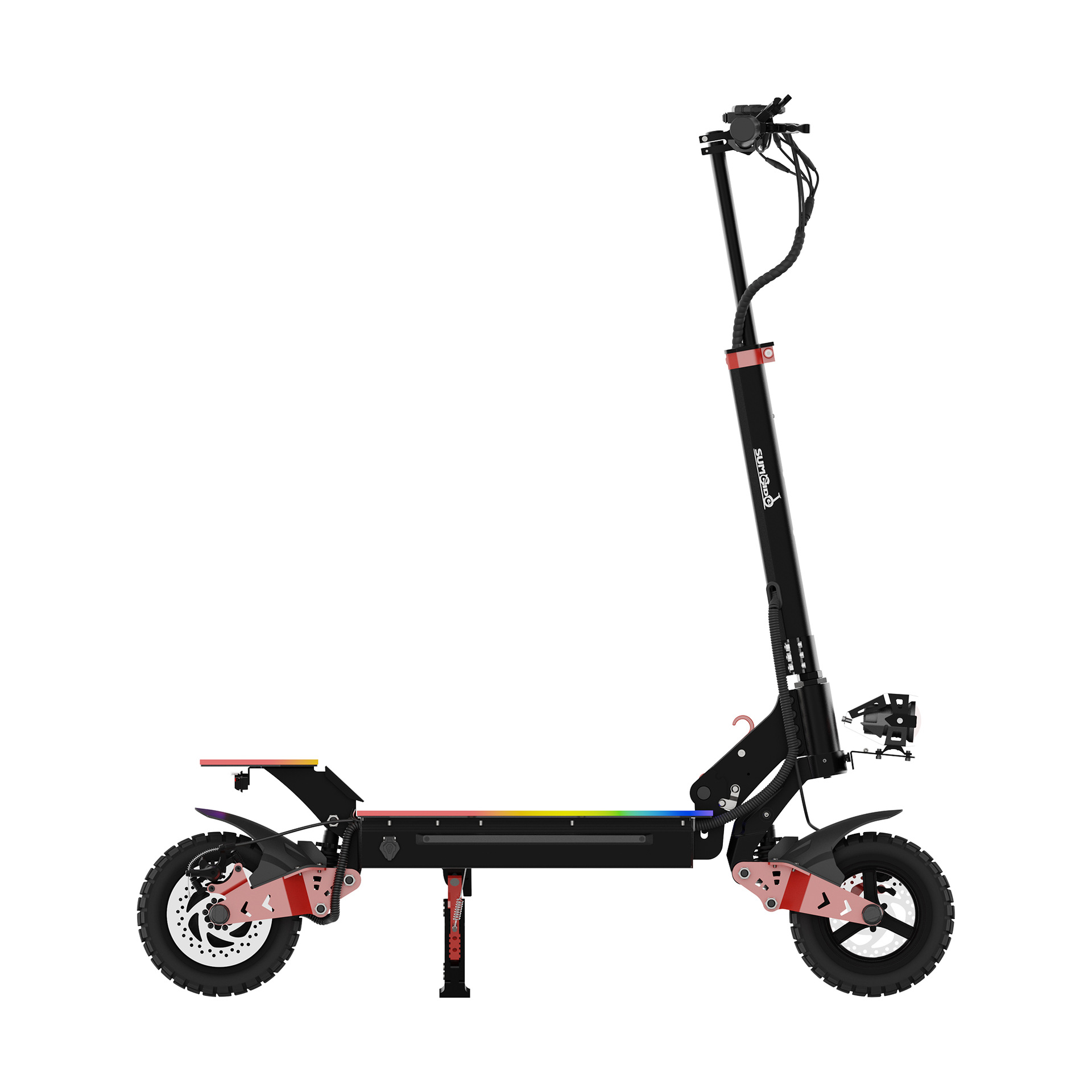 New adult foldable electric scooter with high power, long battery life, portable mini two-wheeled electric vehicle